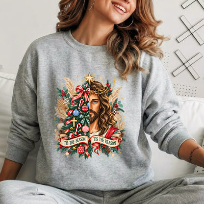 Jesus Is The Reason For The Season – Vintage Nativity Scene Christmas – Unisex T-Shirt / Hoodie / Sweatshirt