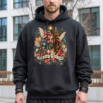Jesus Is The Reason For The Season – Vintage Nativity Scene Christmas – Unisex T-Shirt / Hoodie / Sweatshirt