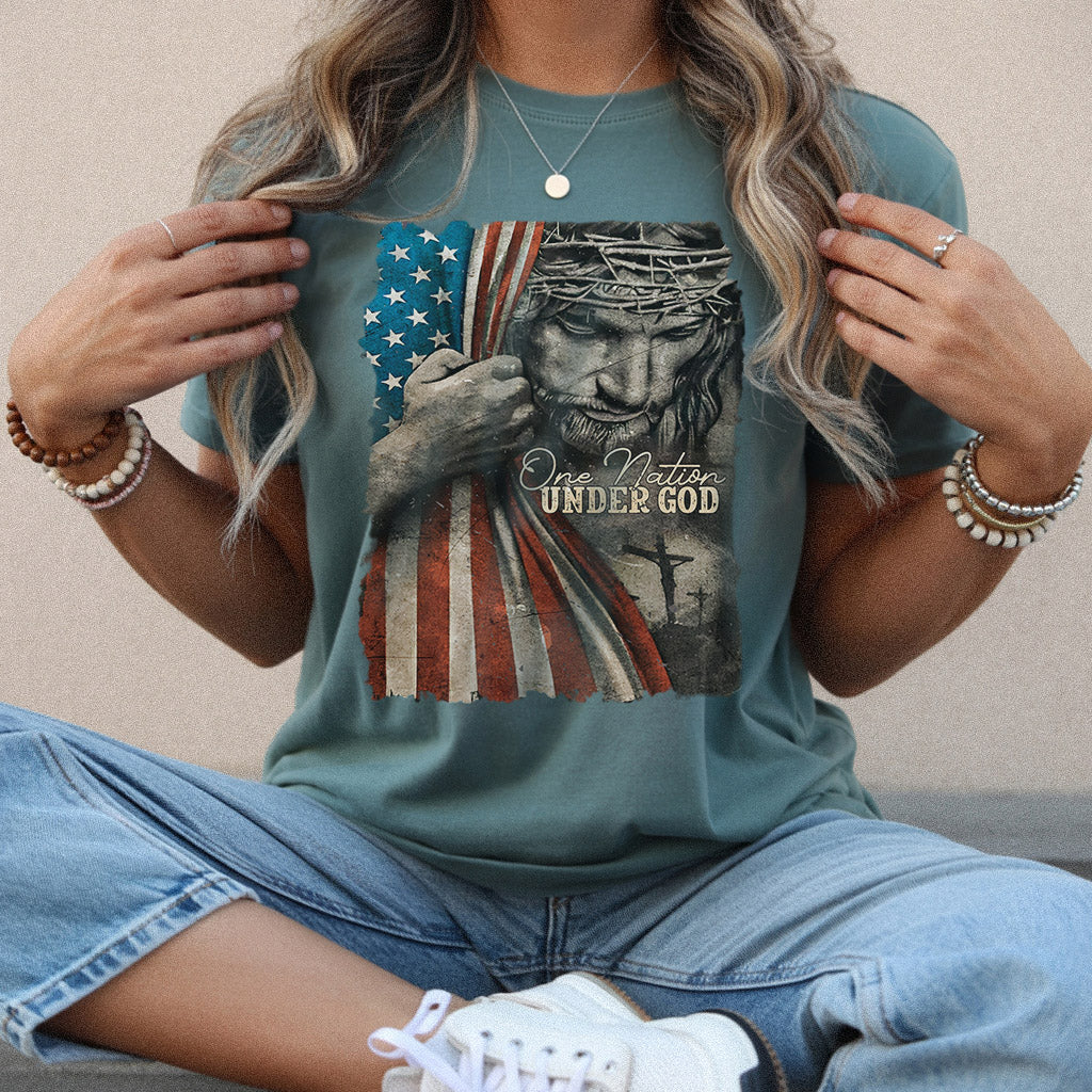 One Nation under God - Hold Fast Faith - Unisex Tshirt / Hoodie / Sweatshirt