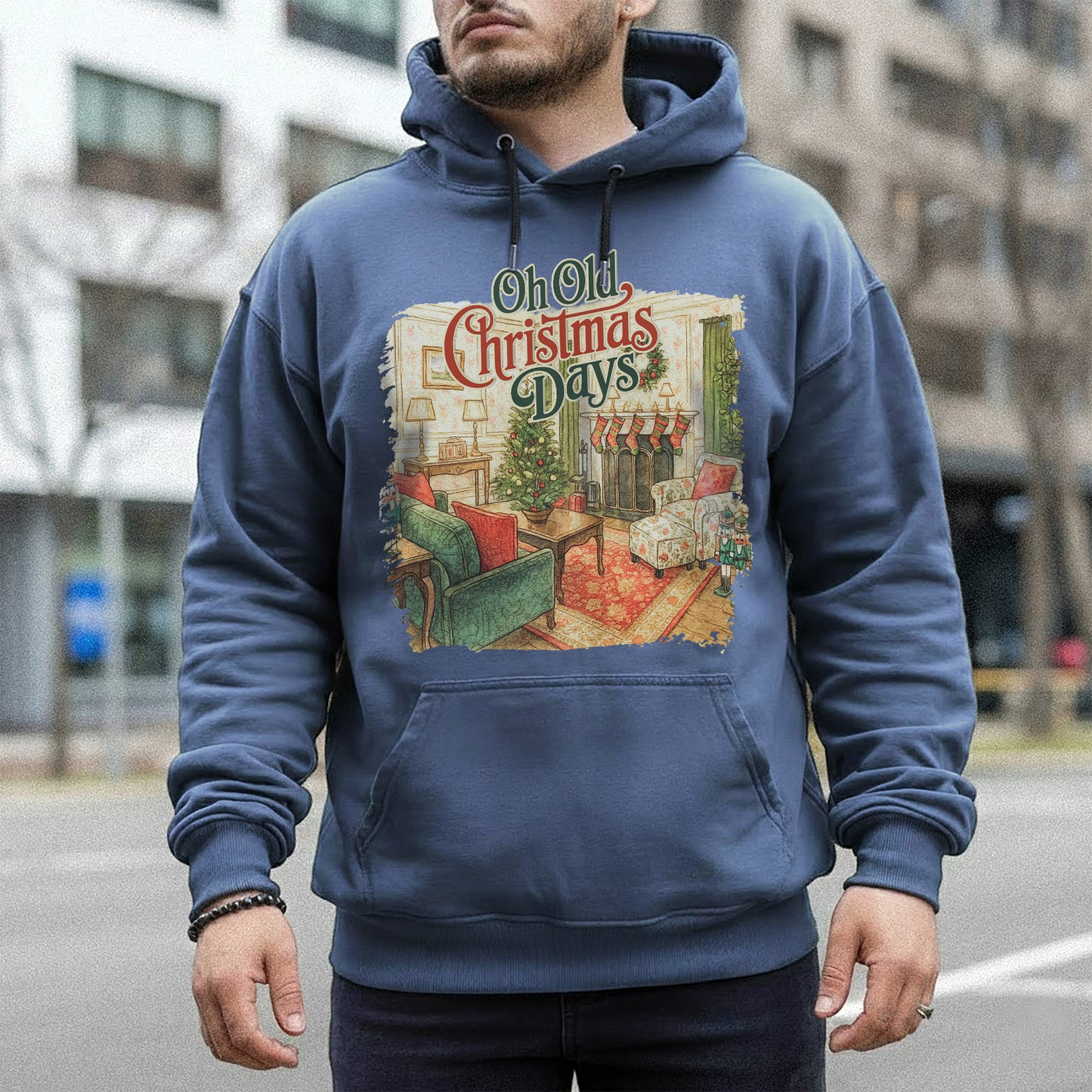 Old Chrismas Living Room - Old Christmas Days - Unisex Tshirt / Hoodie / Sweatshirt