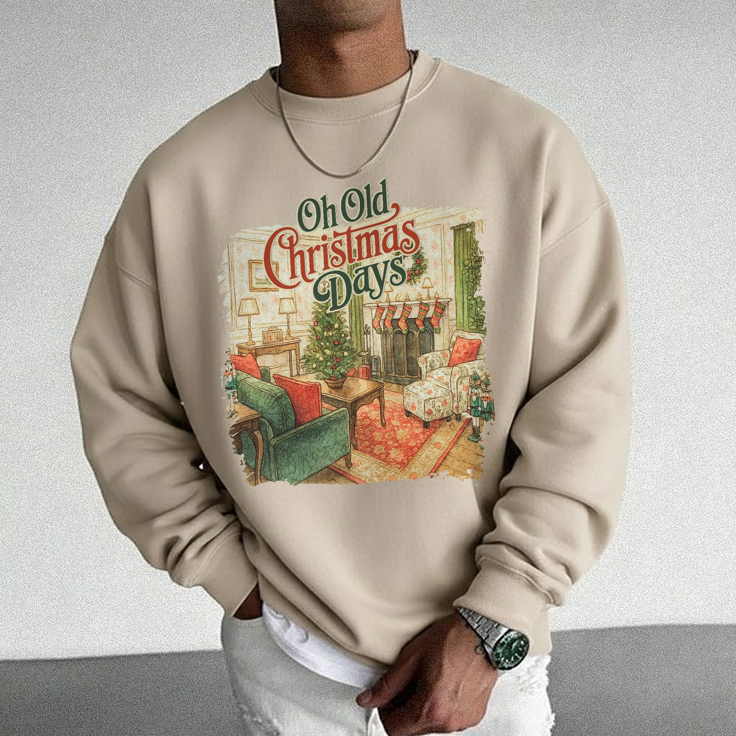 Old Chrismas Living Room - Old Christmas Days - Unisex Tshirt / Hoodie / Sweatshirt