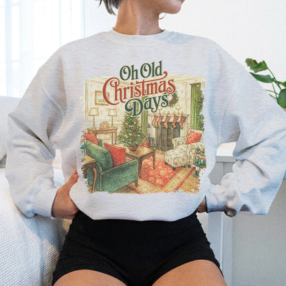 Old Chrismas Living Room - Old Christmas Days - Unisex Tshirt / Hoodie / Sweatshirt