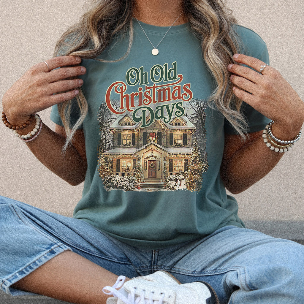 Accient Christmas House - Old Christmas Days - Unisex Tshirt / Hoodie / Sweatshirt