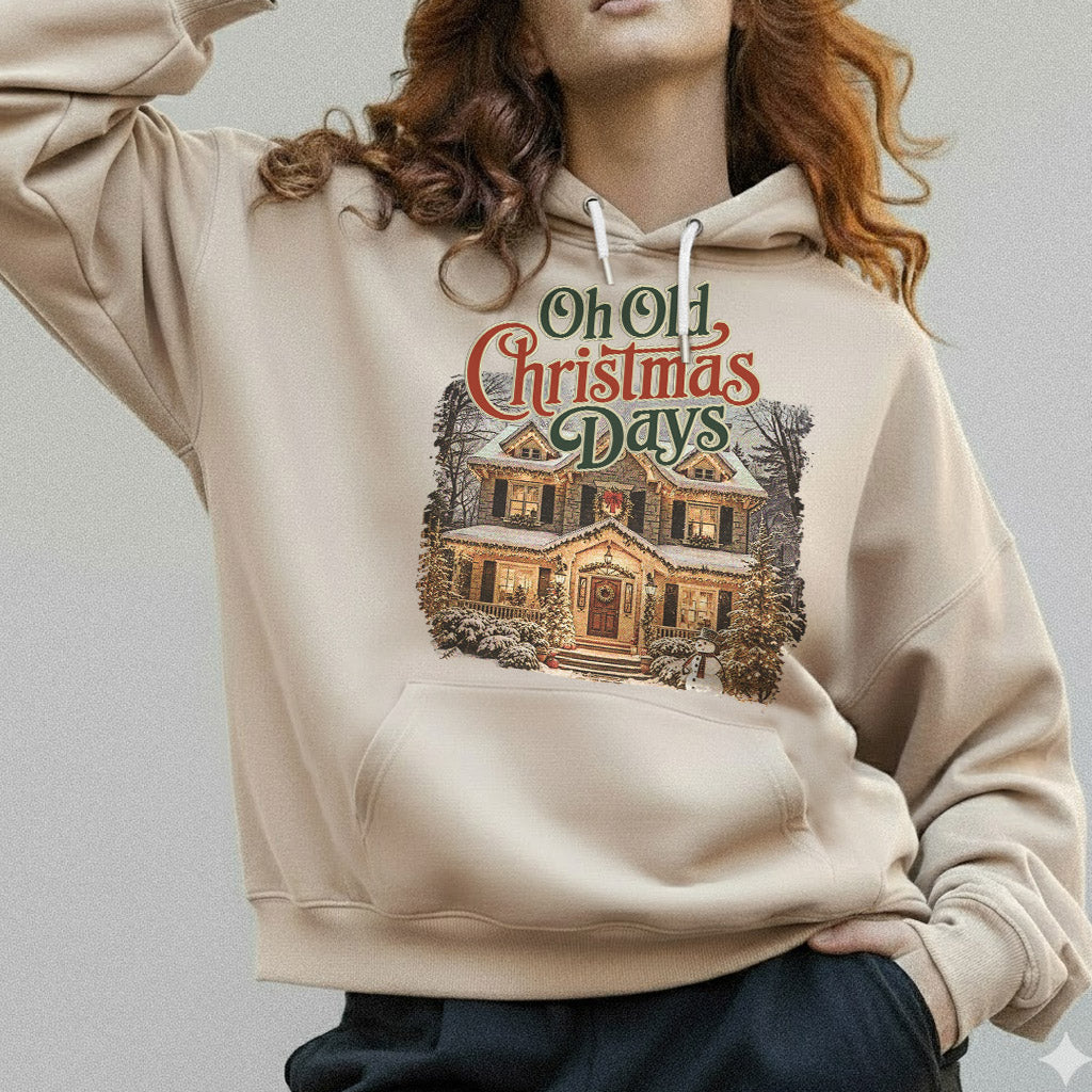 Accient Christmas House - Old Christmas Days - Unisex Tshirt / Hoodie / Sweatshirt
