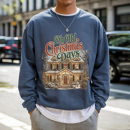 Accient Christmas House - Old Christmas Days - Unisex Tshirt / Hoodie / Sweatshirt
