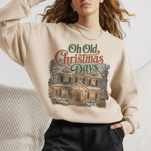 Accient Christmas House - Old Christmas Days - Unisex Tshirt / Hoodie / Sweatshirt