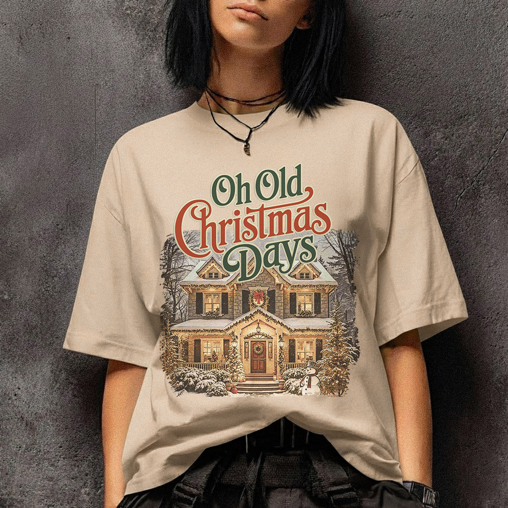 Accient Christmas House - Old Christmas Days - Unisex Tshirt / Hoodie / Sweatshirt