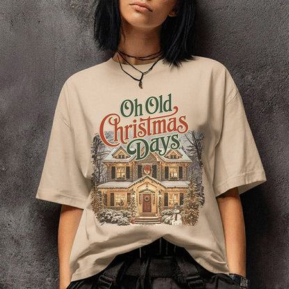 Accient Christmas House - Old Christmas Days - Unisex Tshirt / Hoodie / Sweatshirt