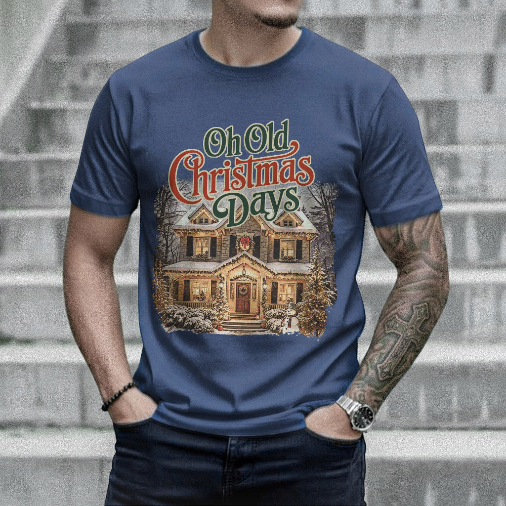 Accient Christmas House - Old Christmas Days - Unisex Tshirt / Hoodie / Sweatshirt