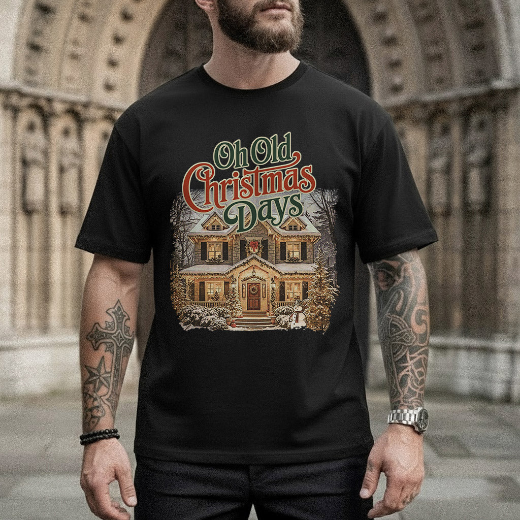 Accient Christmas House - Old Christmas Days - Unisex Tshirt / Hoodie / Sweatshirt