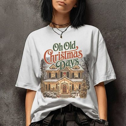 Accient Christmas House - Old Christmas Days - Unisex Tshirt / Hoodie / Sweatshirt