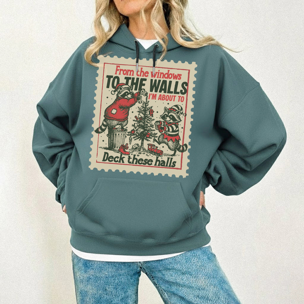 Deck These Halls Cozy Fox Edition - Old Christmas Days - Unisex Tshirt / Hoodie / Sweatshirt