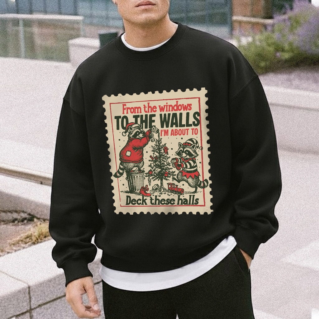 Deck These Halls Cozy Fox Edition - Old Christmas Days - Unisex Tshirt / Hoodie / Sweatshirt