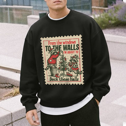 Deck These Halls Cozy Fox Edition - Old Christmas Days - Unisex Tshirt / Hoodie / Sweatshirt