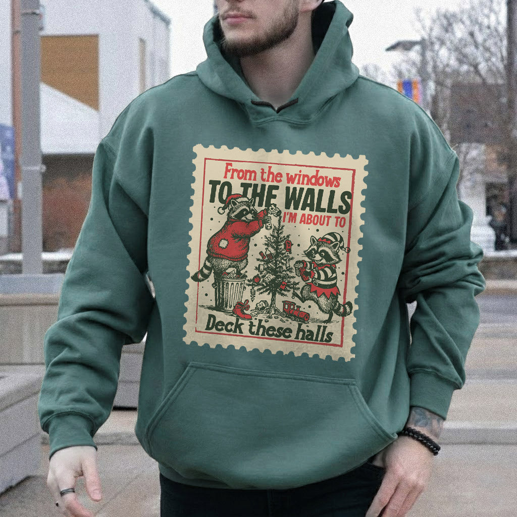 Deck These Halls Cozy Fox Edition - Old Christmas Days - Unisex Tshirt / Hoodie / Sweatshirt