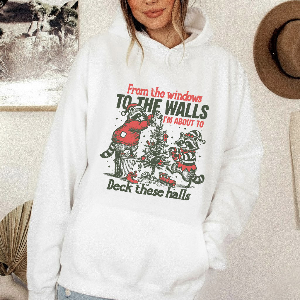Deck These Halls Cozy Fox Edition - Old Christmas Days - Unisex Tshirt / Hoodie / Sweatshirt
