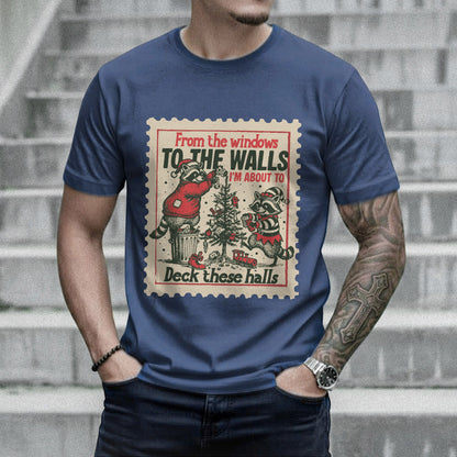 Deck These Halls Cozy Fox Edition - Old Christmas Days - Unisex Tshirt / Hoodie / Sweatshirt