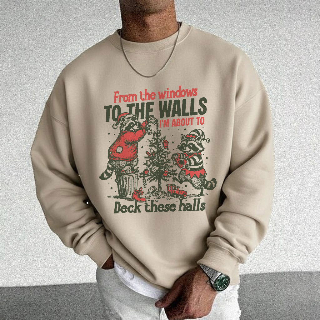 Deck These Halls Cozy Fox Edition - Old Christmas Days - Unisex Tshirt / Hoodie / Sweatshirt