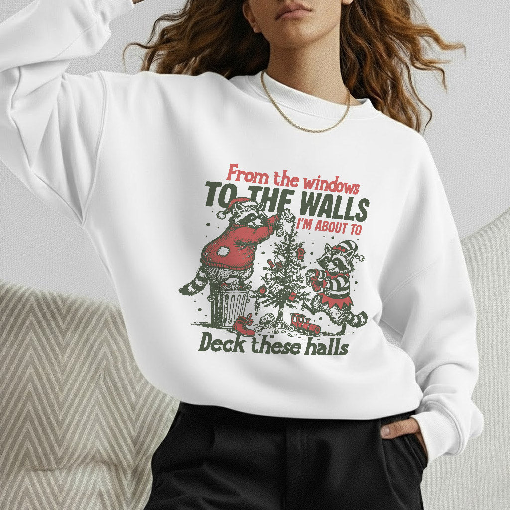 Deck These Halls Cozy Fox Edition - Old Christmas Days - Unisex Tshirt / Hoodie / Sweatshirt