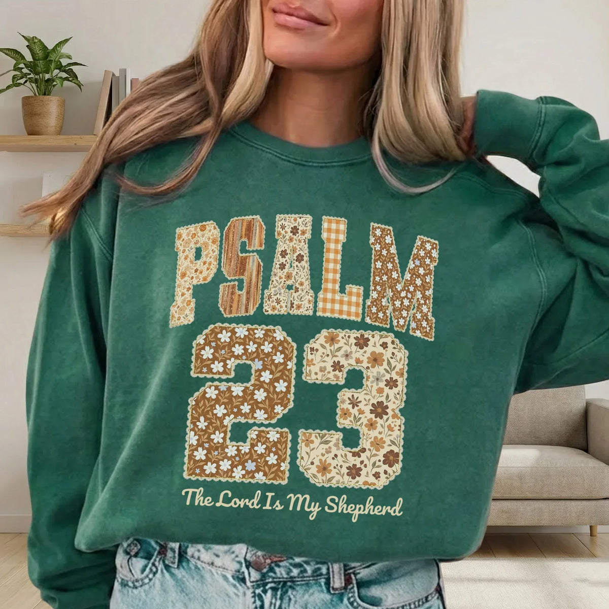 Psalm 23 - Pattern Christian - Unisex Tshirt / Hoodie / Sweatshirt - Faith Guided Life