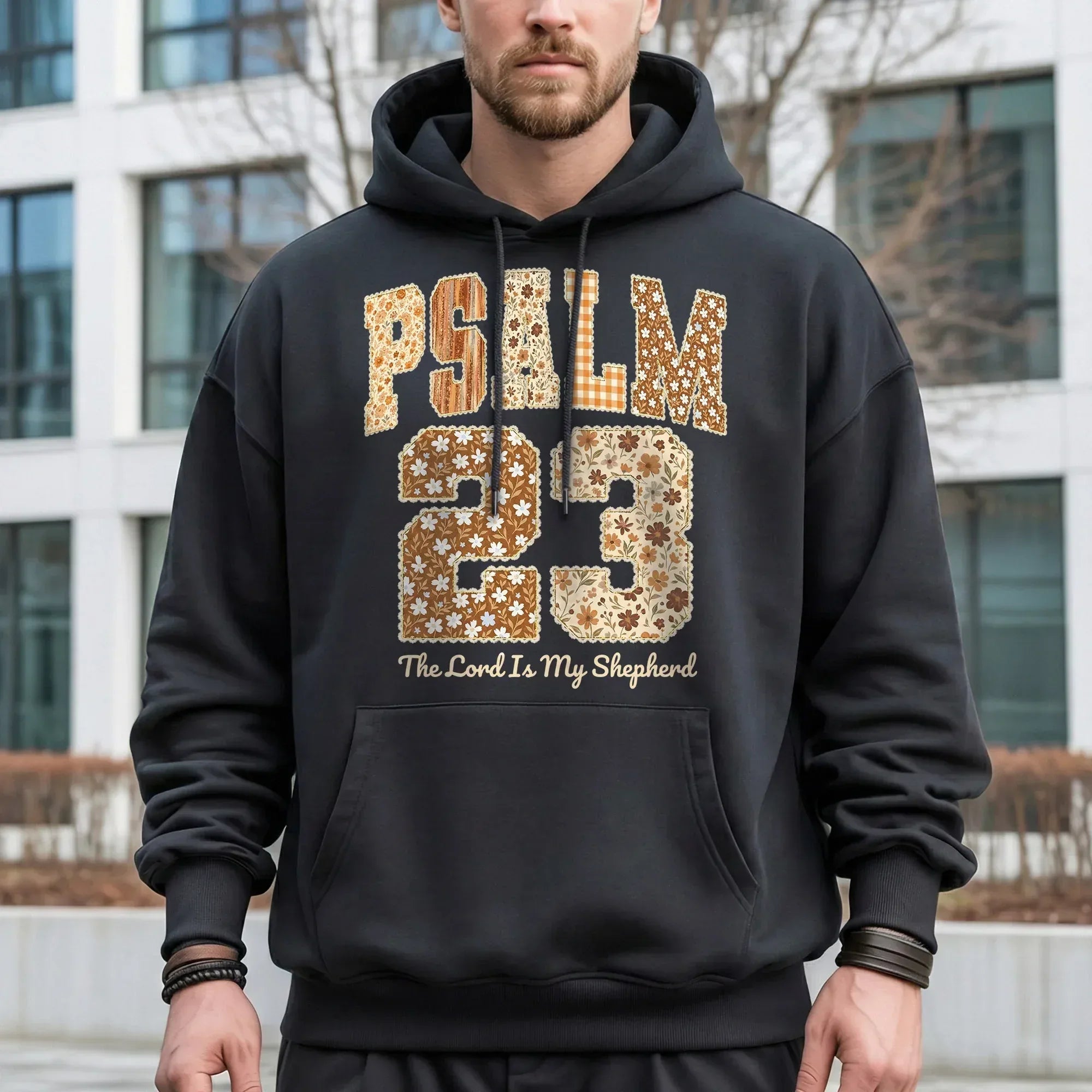 Psalm 23 - Pattern Christian - Unisex Tshirt / Hoodie / Sweatshirt - Faith Guided Life