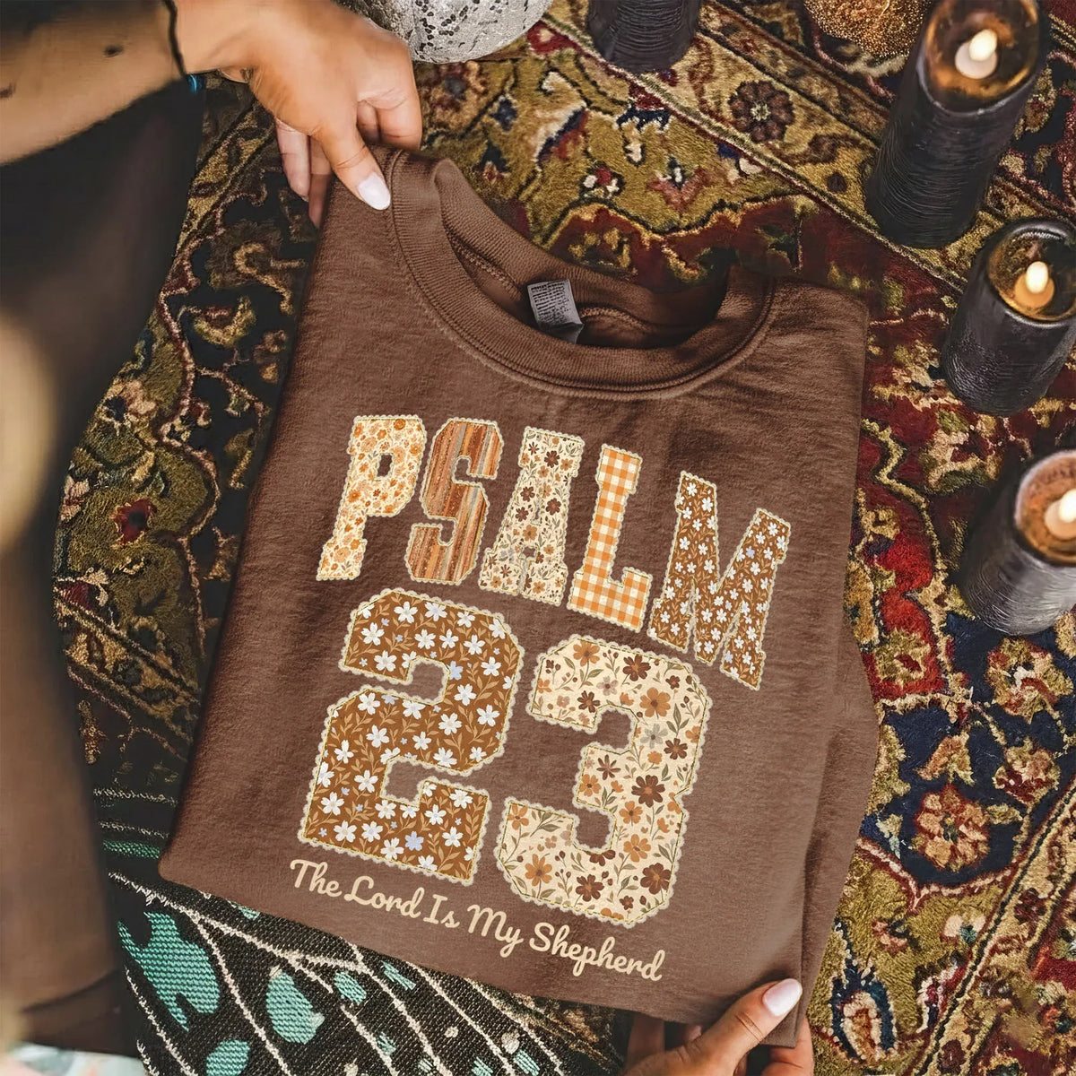 Psalm 23 - Pattern Christian - Unisex Tshirt / Hoodie / Sweatshirt - Faith Guided Life