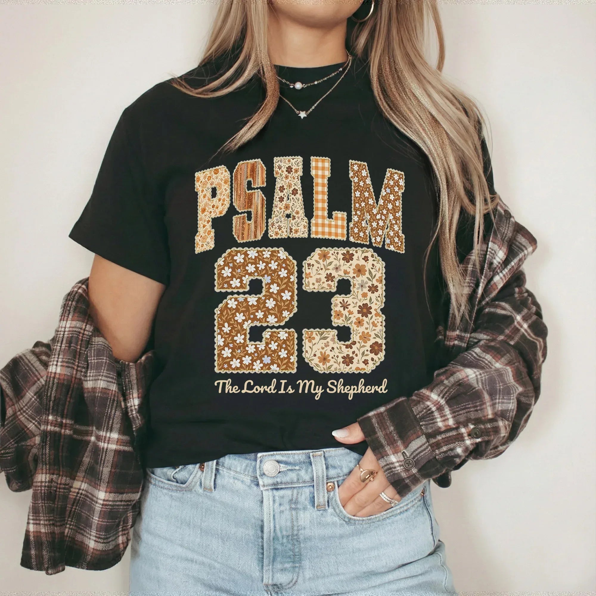 Psalm 23 - Pattern Christian - Unisex Tshirt / Hoodie / Sweatshirt - Faith Guided Life