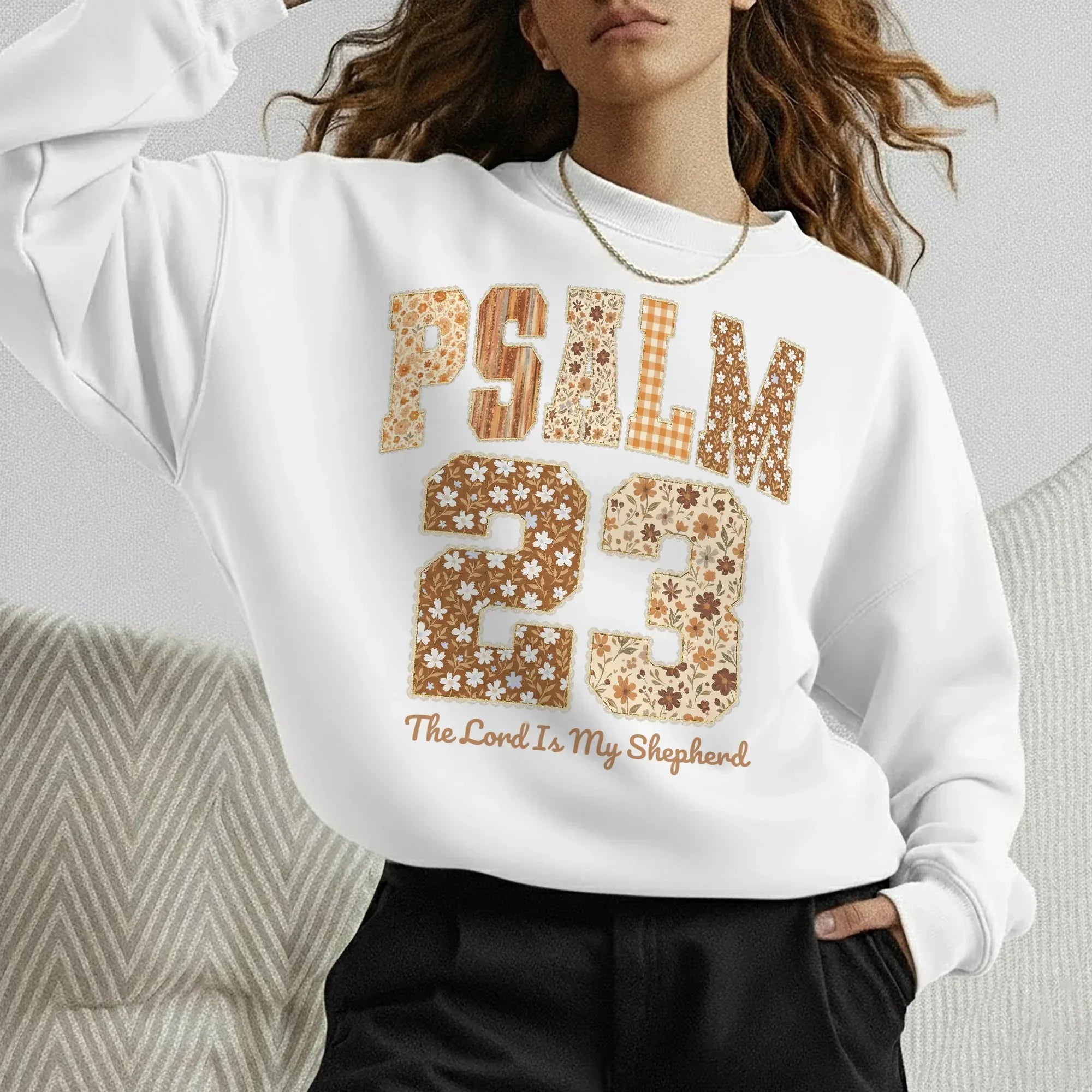 Psalm 23 - Pattern Christian - Unisex Tshirt / Hoodie / Sweatshirt - Faith Guided Life