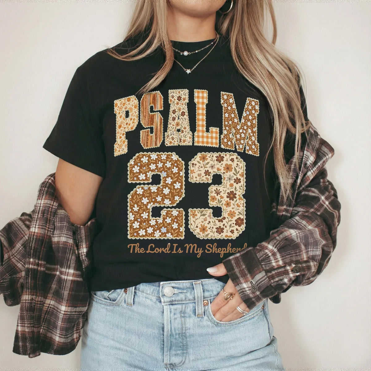 Psalm 23 - Pattern Christian - Unisex Tshirt / Hoodie / Sweatshirt - Faith Guided Life