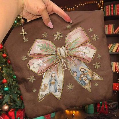 Jesus Christmas Coquette Bow - Merry Christmas - Unisex Tshirt / Hoodie / Sweatshirt