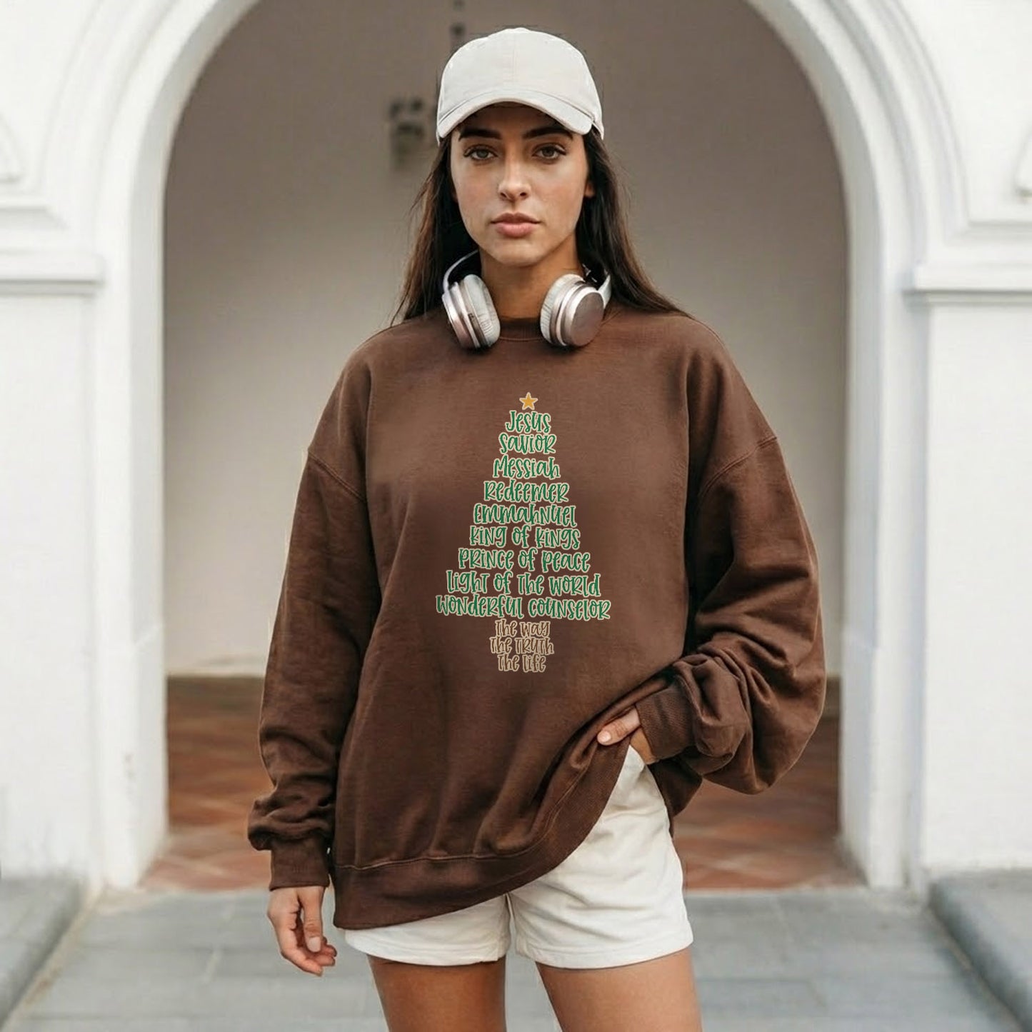 Jesus Names Christmas Tree- Merry Christmas - Unisex Tshirt / Hoodie / Sweatshirt