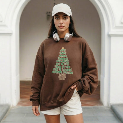 Jesus Names Christmas Tree- Merry Christmas - Unisex Tshirt / Hoodie / Sweatshirt