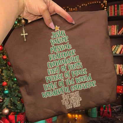 Jesus Names Christmas Tree- Merry Christmas - Unisex Tshirt / Hoodie / Sweatshirt