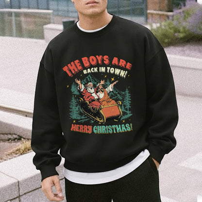 The Boys Are Back in Town - Merry Christmas - Unisex Tshirt / Hoodie / Sweatshirt