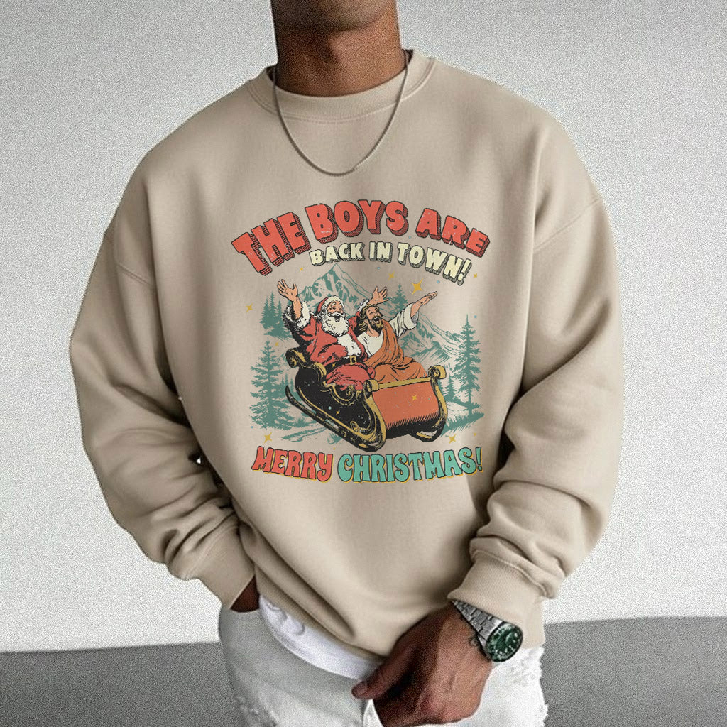 The Boys Are Back in Town - Merry Christmas - Unisex Tshirt / Hoodie / Sweatshirt