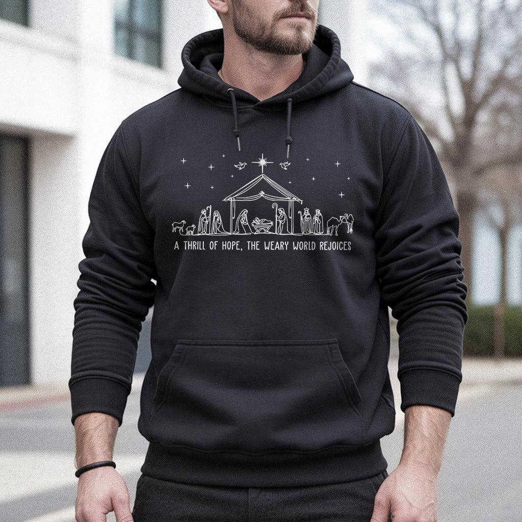 Christian Nativity Scene - Merry Christmas - Unisex Tshirt / Hoodie / Sweatshirt - Faith Guided Life