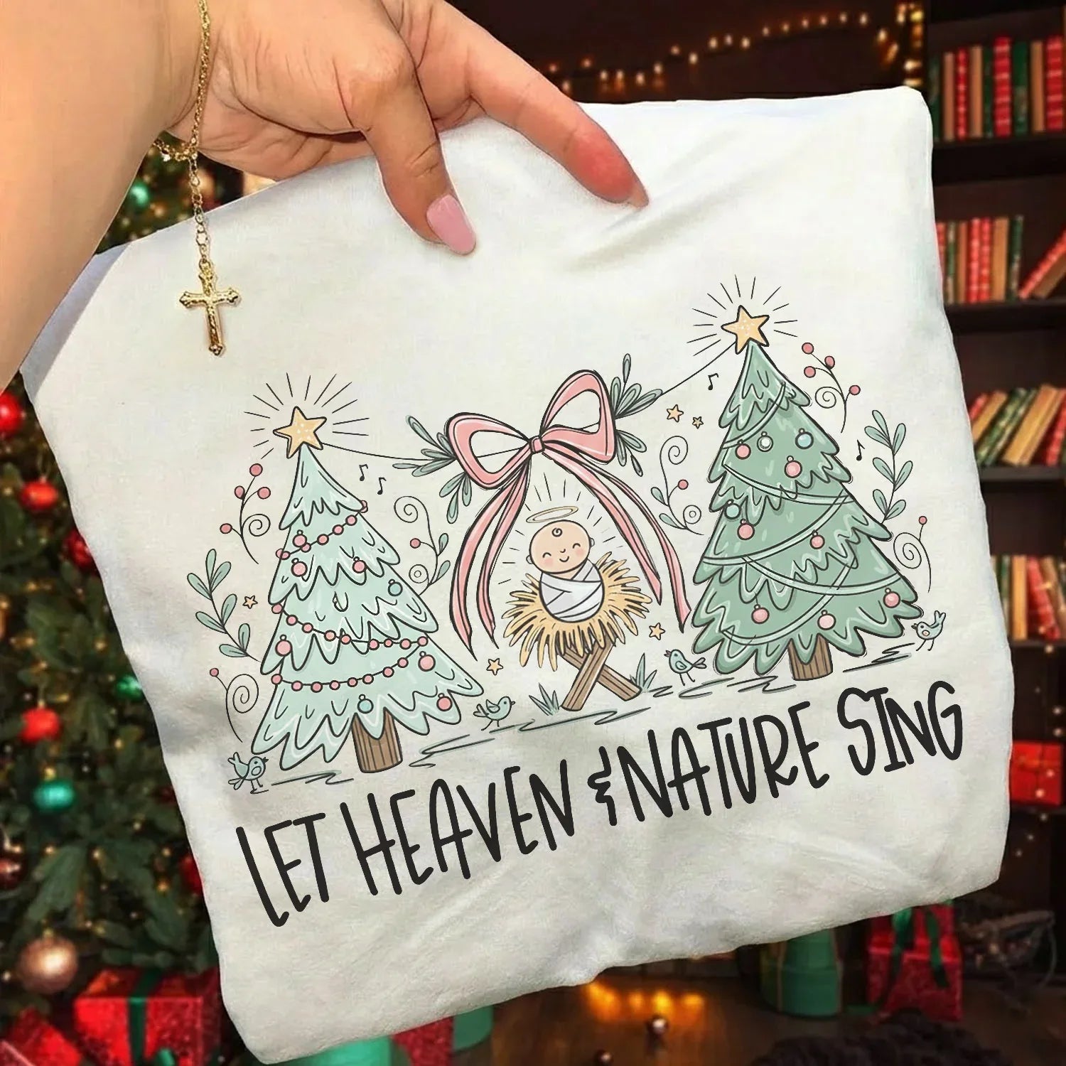 Heaven and Nature Sing - Merry Christmas - Unisex Tshirt / Hoodie / Sweatshirt - Faith Guided Life