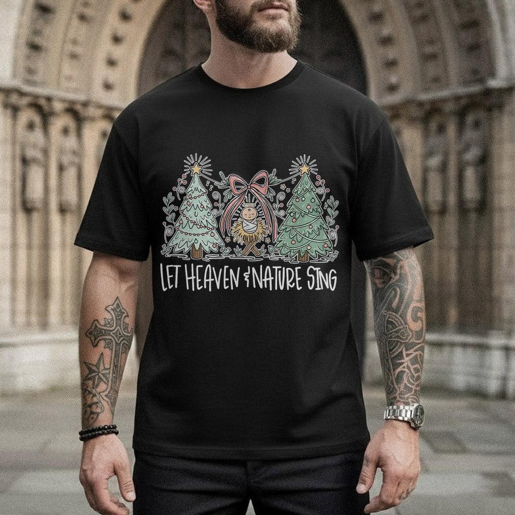 Heaven and Nature Sing - Merry Christmas - Unisex Tshirt / Hoodie / Sweatshirt - Faith Guided Life