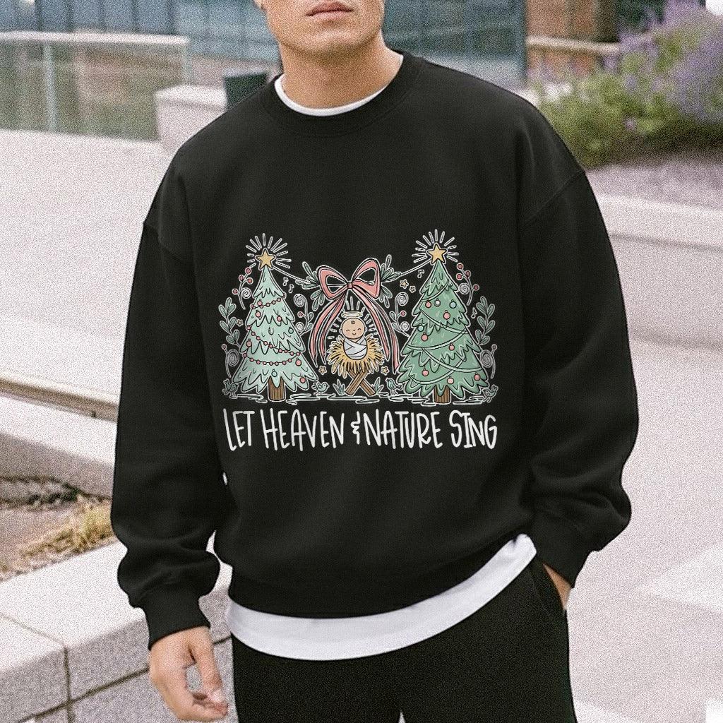Heaven and Nature Sing - Merry Christmas - Unisex Tshirt / Hoodie / Sweatshirt - Faith Guided Life