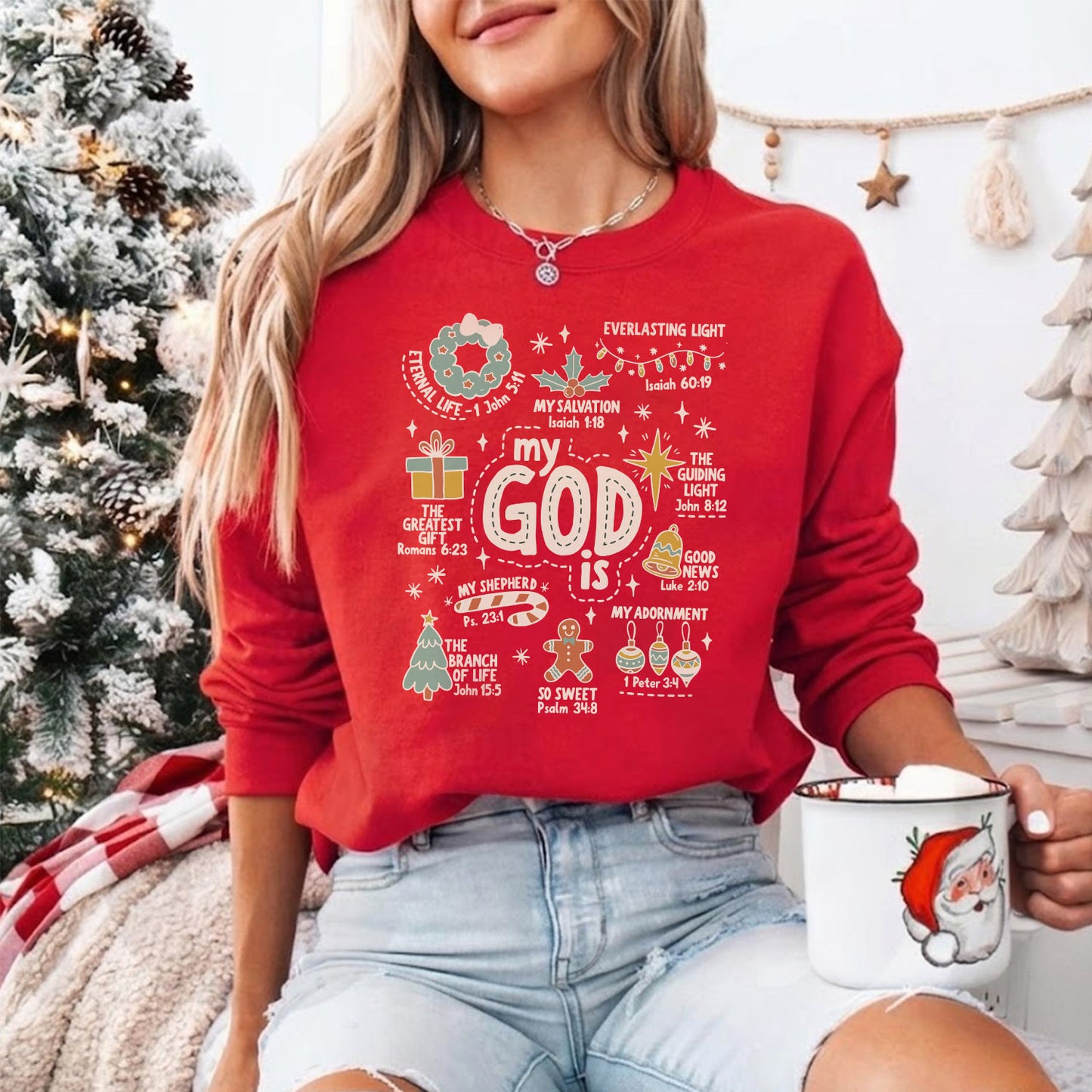 My God is - Christian Doodle - Unisex Tshirt / Hoodie / Sweatshirt