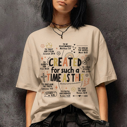 Created For Such a Time as This - Christian Doodle - Unisex Tshirt / Hoodie / Sweatshirt
