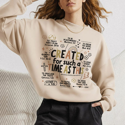 Created For Such a Time as This - Christian Doodle - Unisex Tshirt / Hoodie / Sweatshirt