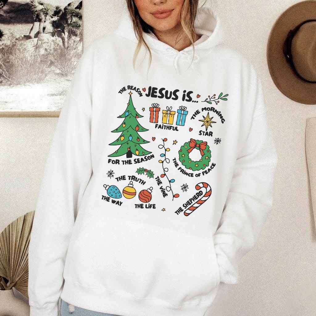 Jesus is The Reason - Christian Doodle - Unisex Tshirt / Hoodie / Sweatshirt - Faith Guided Life