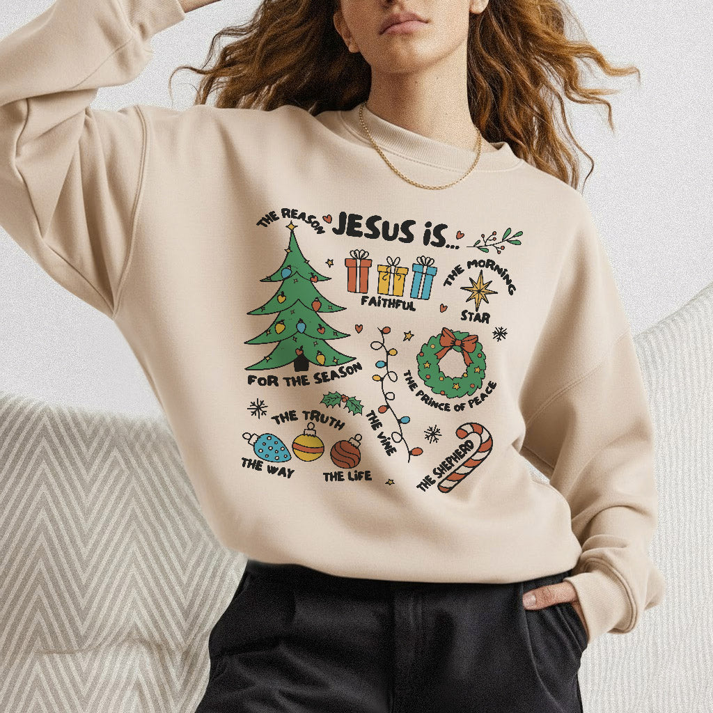 Jesus is The Reason - Christian Doodle - Unisex Tshirt / Hoodie / Sweatshirt