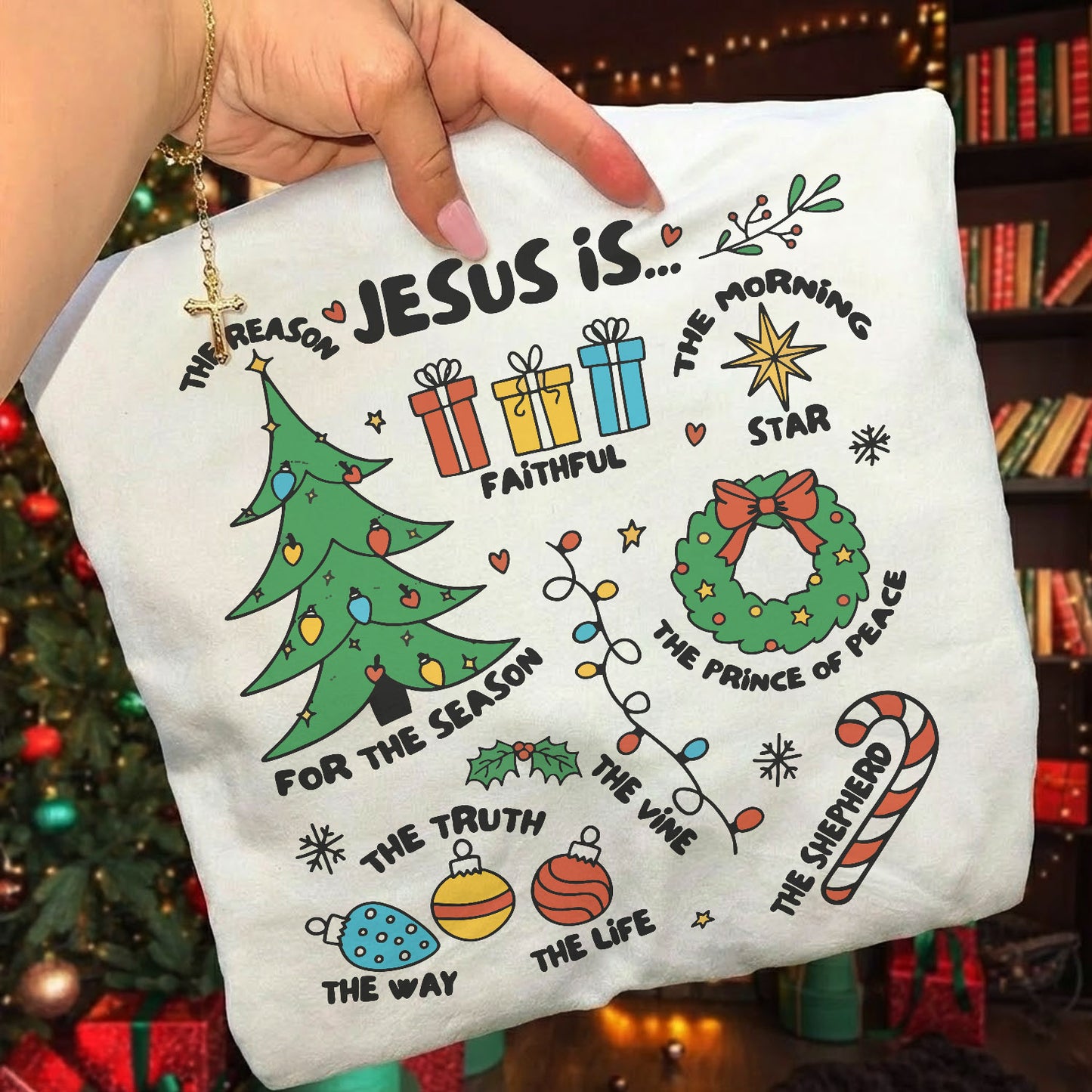 Jesus is The Reason - Christian Doodle - Unisex Tshirt / Hoodie / Sweatshirt