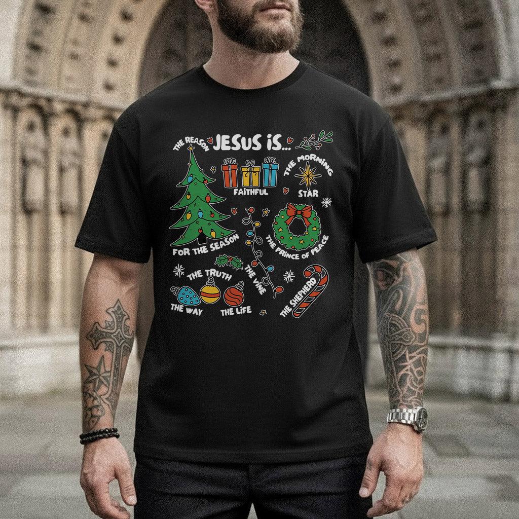 Jesus is The Reason - Christian Doodle - Unisex Tshirt / Hoodie / Sweatshirt - Faith Guided Life