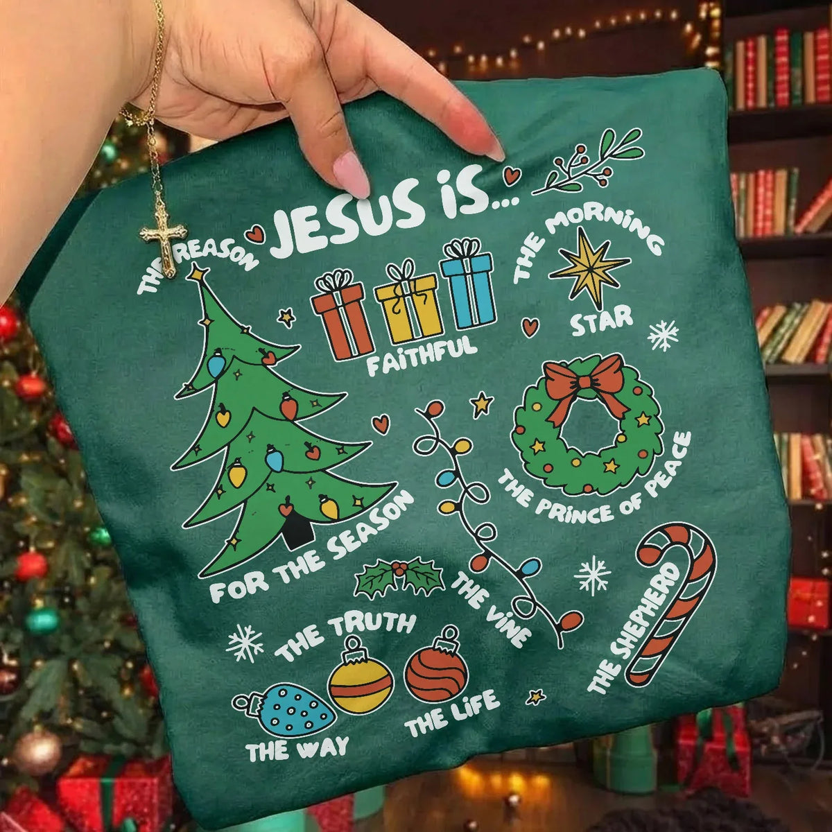 Jesus is The Reason - Christian Doodle - Unisex Tshirt / Hoodie / Sweatshirt - Faith Guided Life