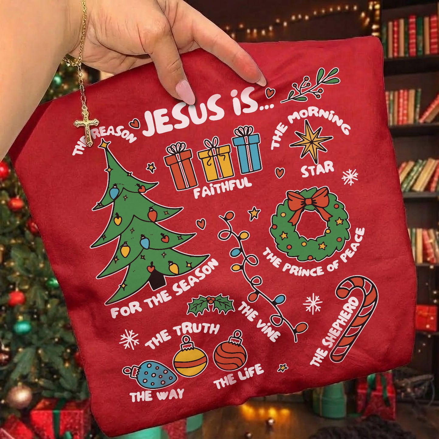 Jesus is The Reason - Christian Doodle - Unisex Tshirt / Hoodie / Sweatshirt