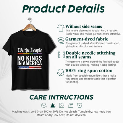 We the People – American Heritage No Kings T-Shirt
