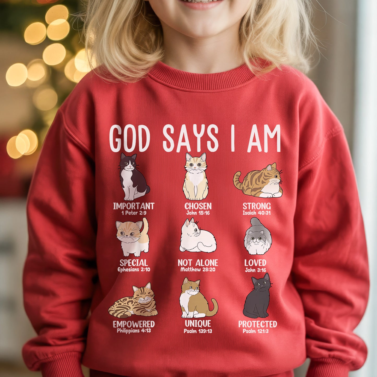 Faith Over Fear - God Say I Am – Kid & Unisex Tshirt / Hoodie / Sweatshirt